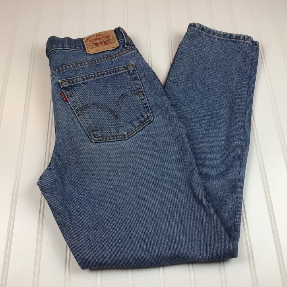 VTG LEVI’S 550 High Rise Relaxed Fit Tapered Leg Jeans - Picture 6 of 13